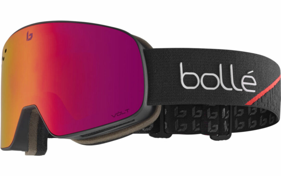 Skibrille BOLLÉ NEVADA, RACE Black Matte, Volt Ruby, CAT.2