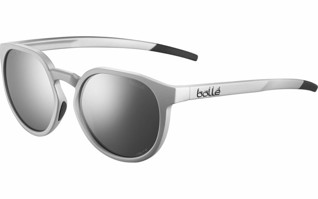 Sonnenbrille BOLLÉ MERIT, SILVER Matte, Volt+ Cold White POLARIZED, CAT.3
