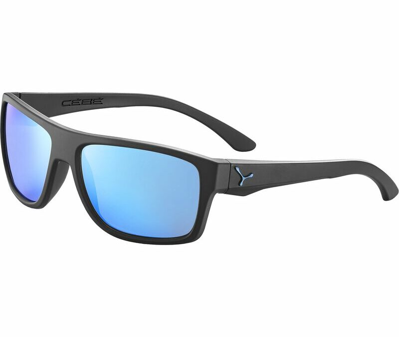 Sonnenbrille CÉBÉ EMPIRE, BLACK Metallic Blue Matte, Zone Grey, CAT.3 Blue