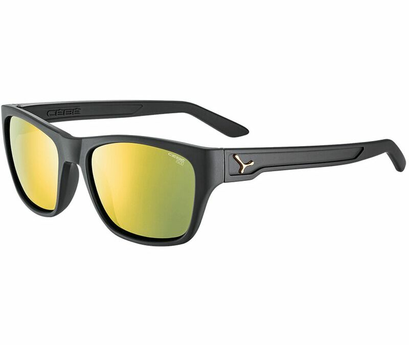 Sonnenbrille CÉbÉ HACKER, BLACK Gold Matte, Zone Brown CAT.3