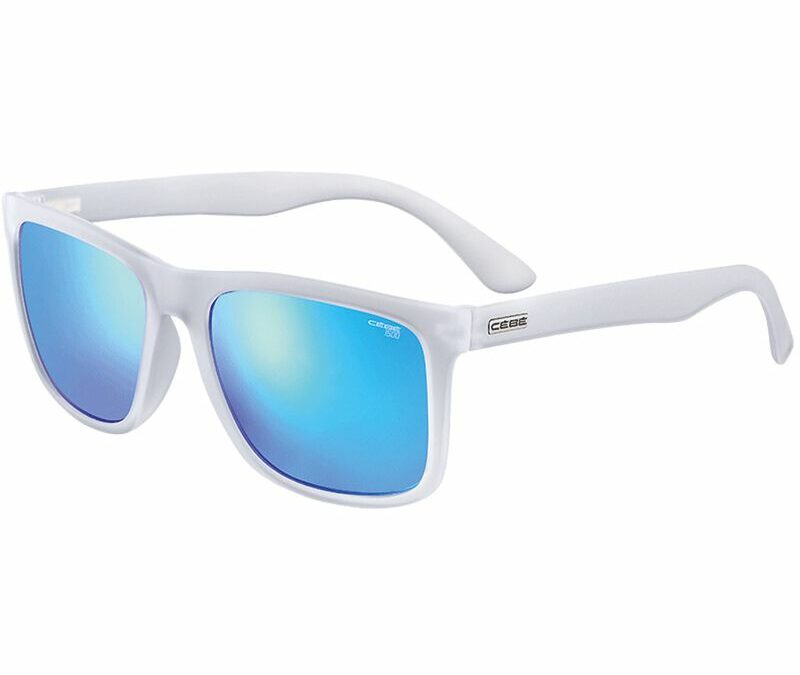 Sonnenbrille CÉBÉ HIPE, TRANSLUCENT Clear Matte, Zone Grey, CAT.3 Blue AR