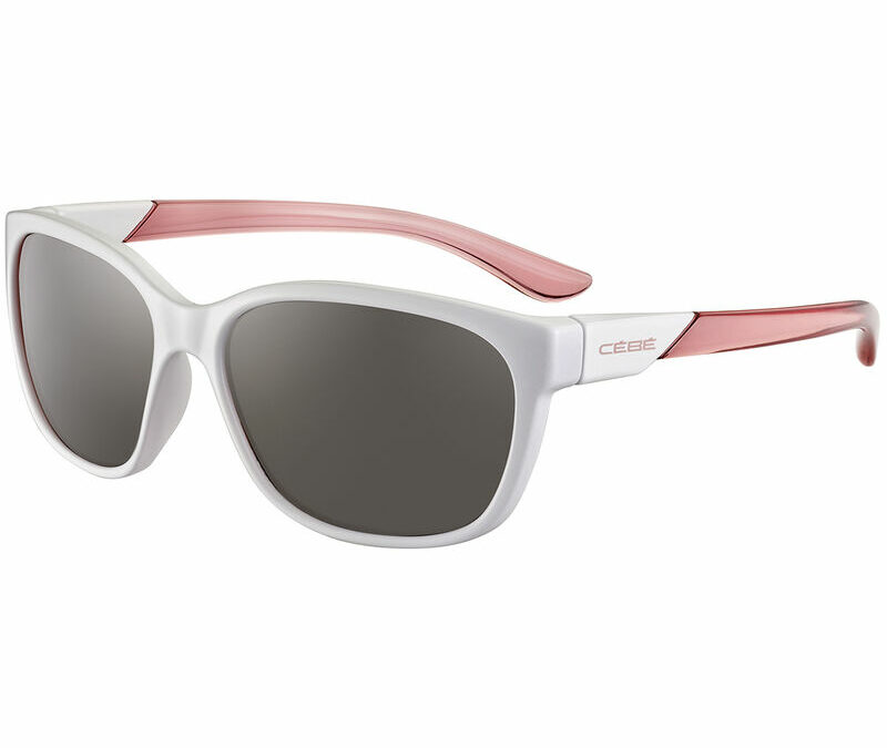 Sonnenbrille CÉBÉ AYDEN, WHITE Translucent Pink Shiny, Zone Blue Light Grey, CAT.3