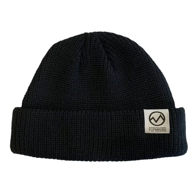 Beanie POP HEAD | FRANKY | DEEP BLACK | onesize