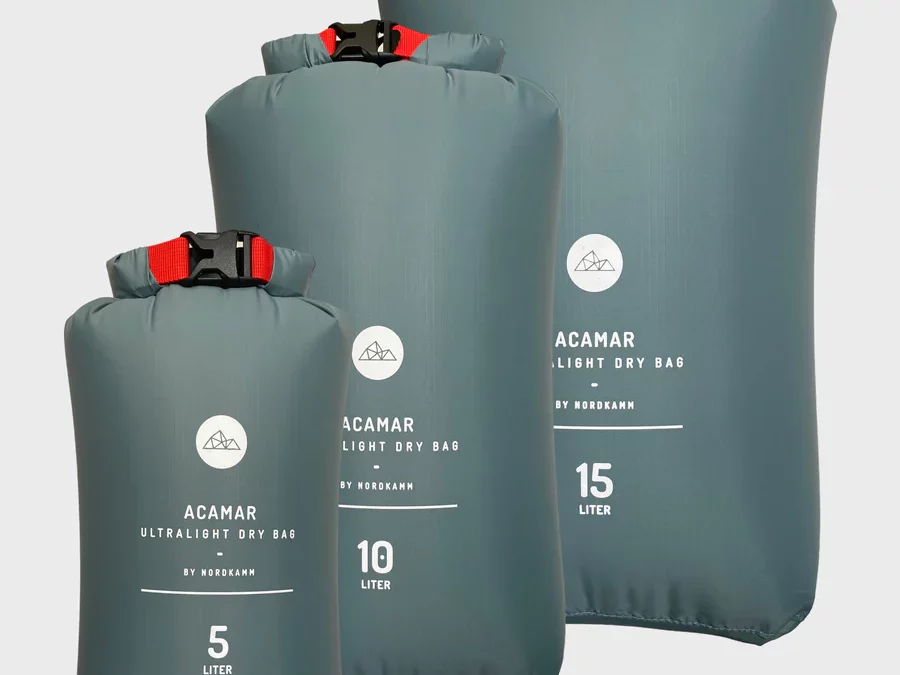 Dry Bag SET ‚5|10|15L‘ | ACAMAR Ultraleicht | GRÜN