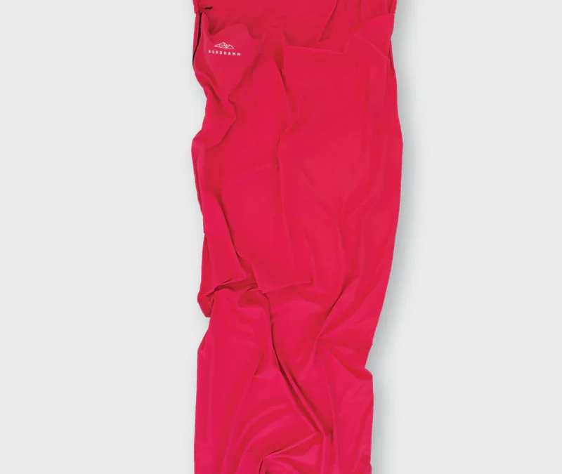 Hüttenschlafsack SIRIUS | NORDKAMM | 100% Baumwolle | Rot