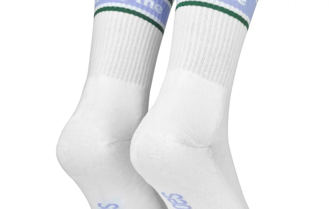 Sport- & Lifestyle Socks POP TOES | BJÖRN – LUCKY ME | Size 43-46 | Green Purple