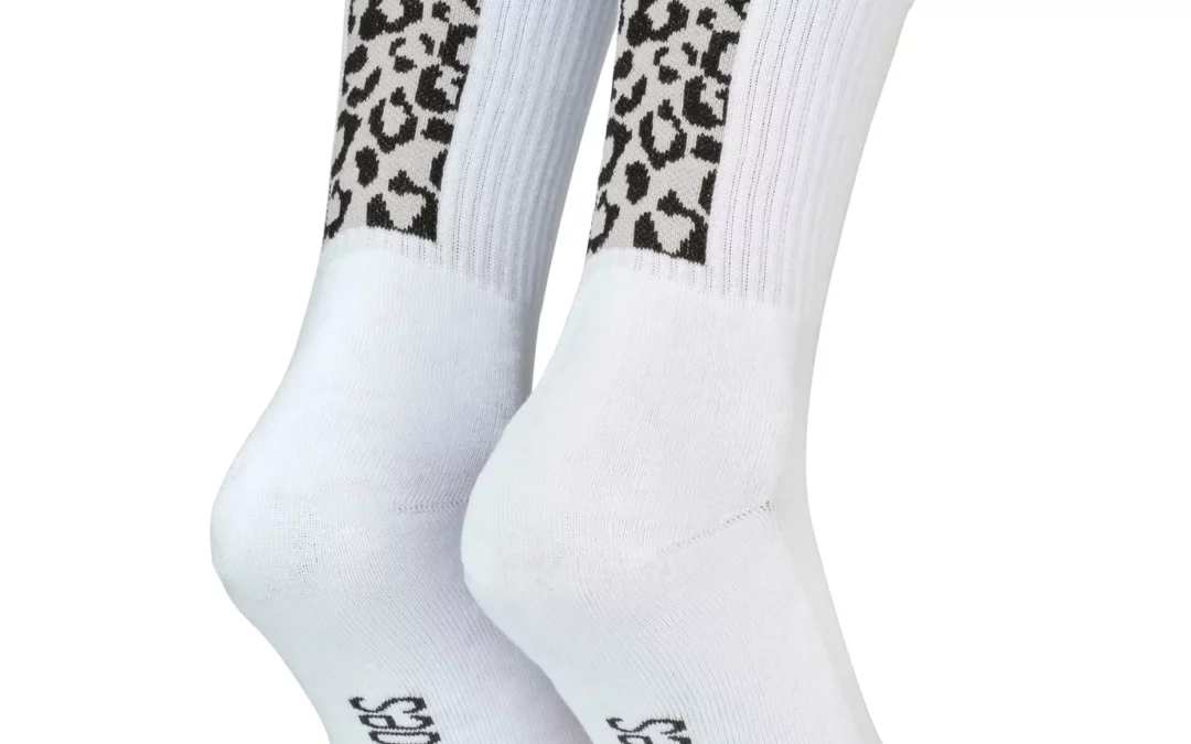 Sport- & Lifestyle Socks POP TOES | BJÖRN – WILD THING | Size 39-42 | White Pink
