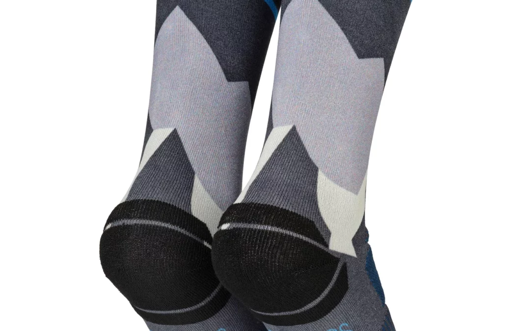 Outdoor Socks POP TOES | TONY – MOUNTAIN LOVER | Size 43-46 | Grey Blue