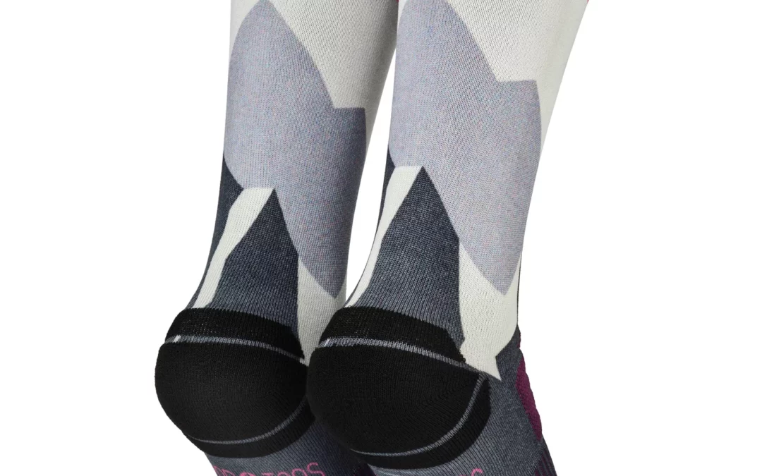 Outdoor Socks POP TOES | TONY – MOUNTAIN LOVER | Size 43-46 | Grey Pink