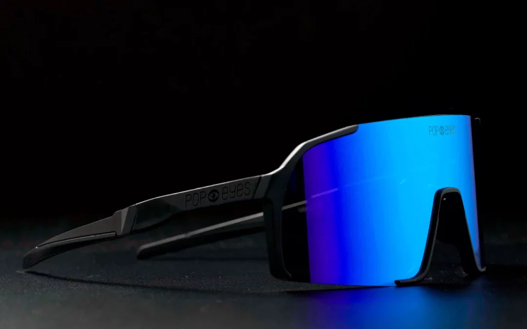 Sonnenbrille POP EYES | EDDY Small | Black|Ocean Blue