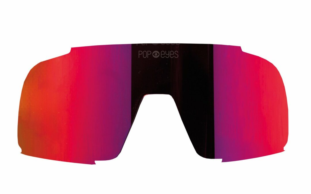 Ersatzscheibe EDDY SMALL | Sunset Red Small