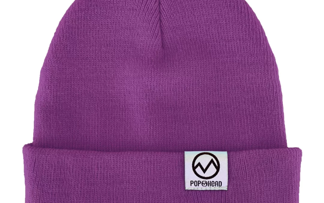 BEANIE POP HEAD | LUIS | PURE PURPLE | onesize