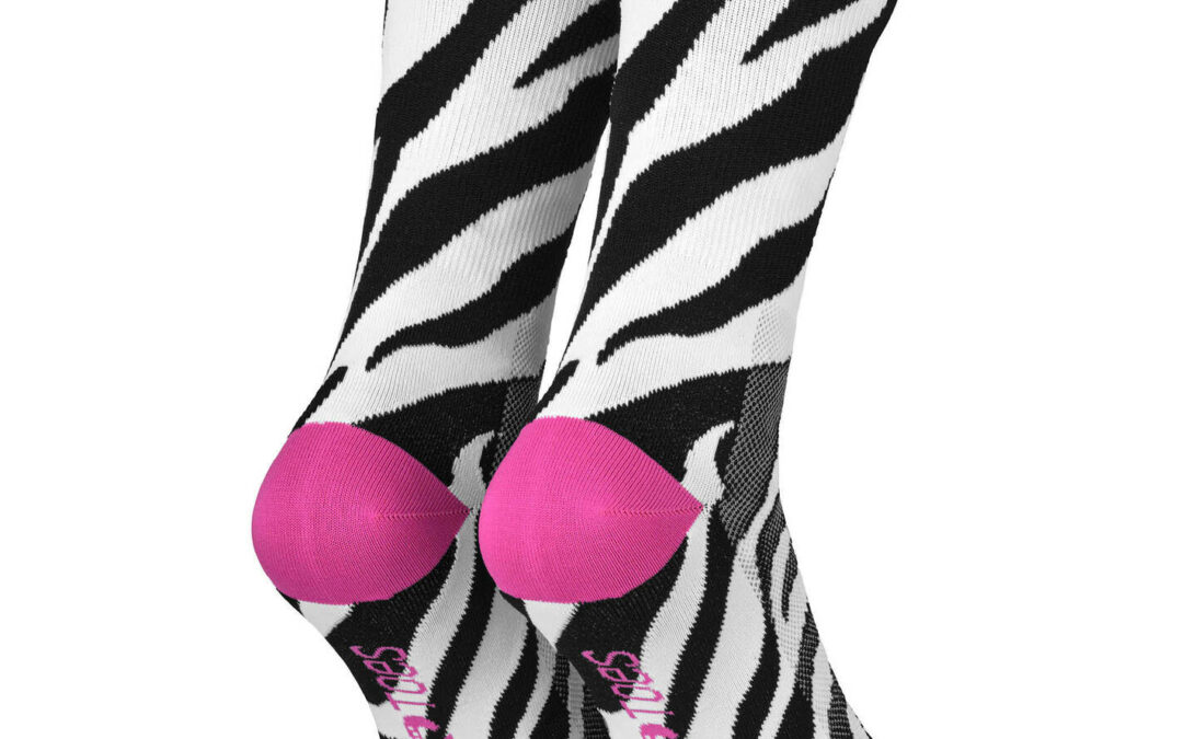 Bike Socken POP TOES | DAN – GO WILD | Pink | Size 39-42