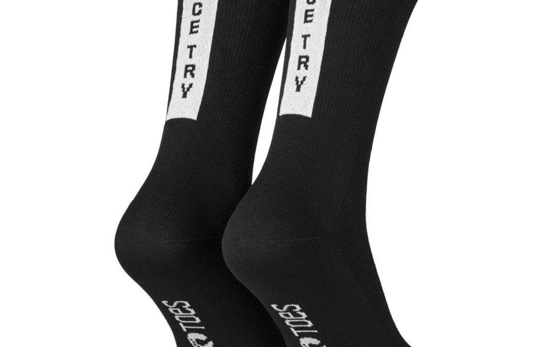 Bike Socken POP TOES | DAN – NICE TRY | Black | Size 43-46