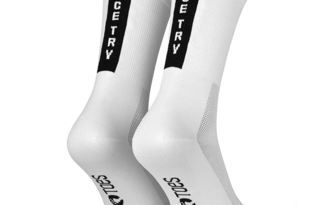 Bike Socken POP TOES | DAN – NICE TRY | White | Size 43-46