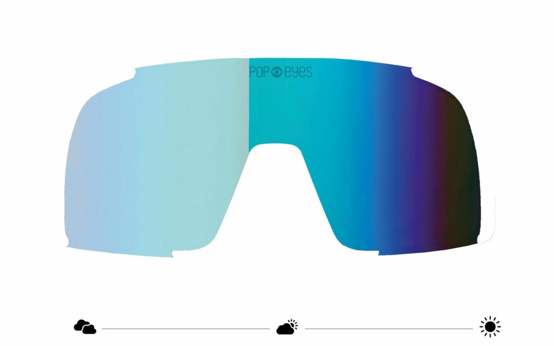 Ersatzscheibe EDDY Photochromatic | Ocean Blue