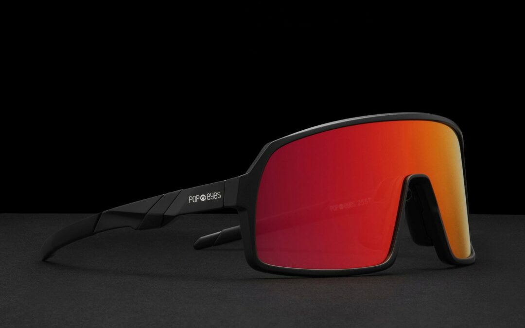 Sonnenbrille POP EYES | FREDDIE Kids | Black|Sunset Red