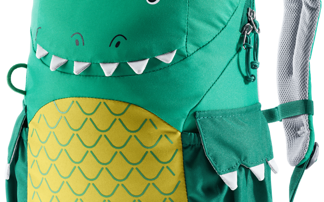 KIKKI Kinderrucksack | DEUTER | Farbe: fern-alpinegreen | Motiv: Drache
