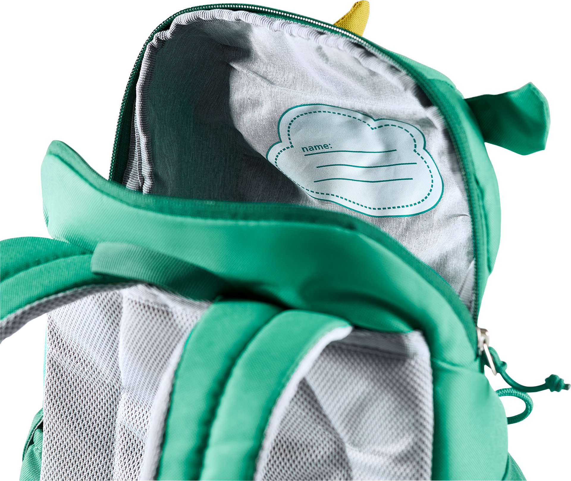KIKKI Kinderrucksack | DEUTER | Farbe: fern-alpinegreen | Motiv: Drache – Bild 7