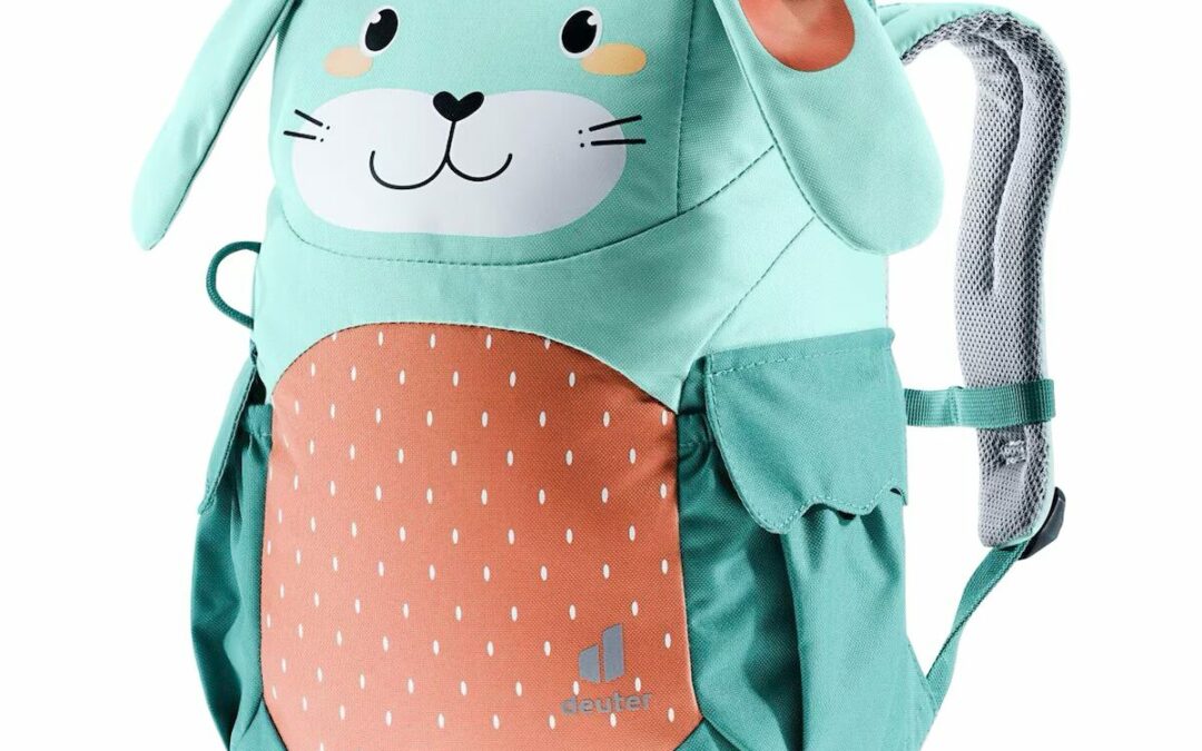 KIKKI Kinderrucksack | DEUTER | Farbe: glacier-dustblue | Motiv: Hase