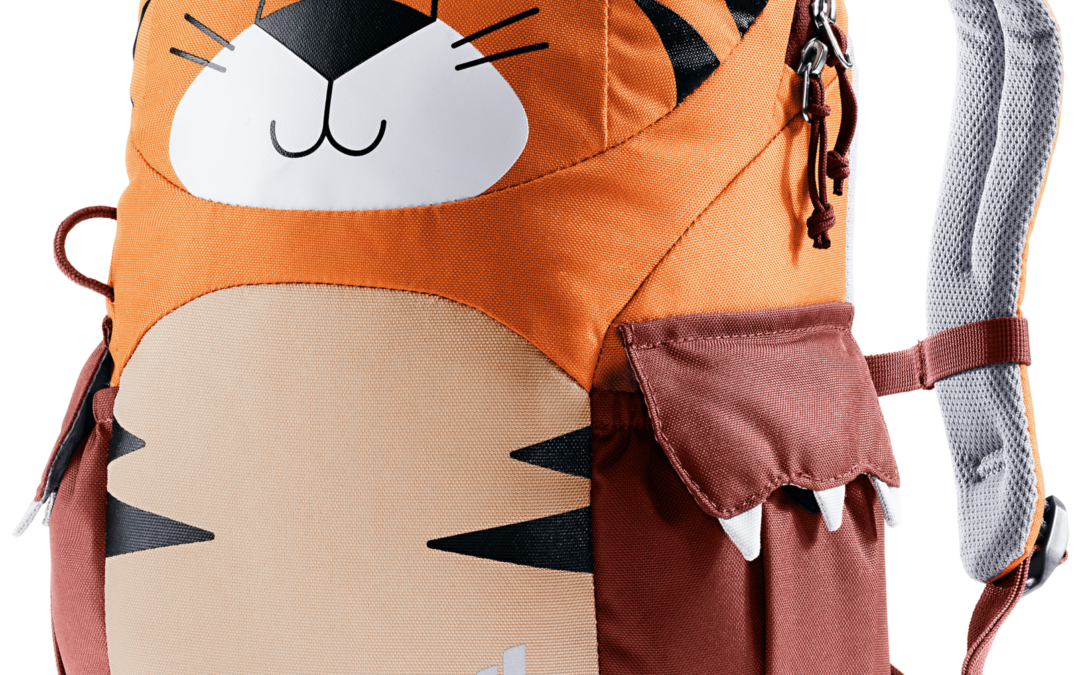 KIKKI Kinderrucksack | DEUTER | Farbe: Mandarine-redwood | Motiv: Tiger