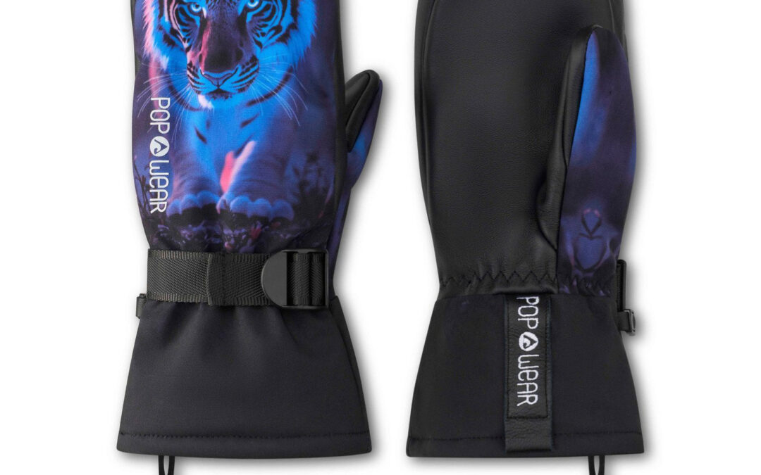 SKI GLOVES | POP WEAR | MARLEY | Jungle King | Size: L