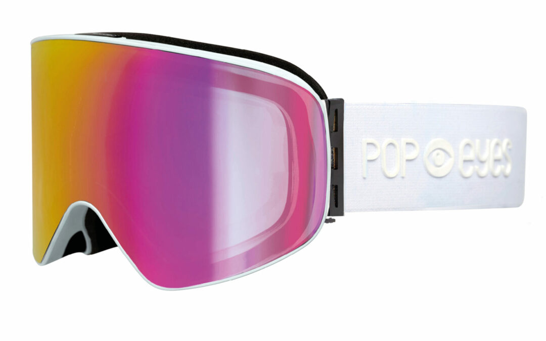 Skibrille | POP EYES | LARRY Photochromatic | WHITE MEETS PINK