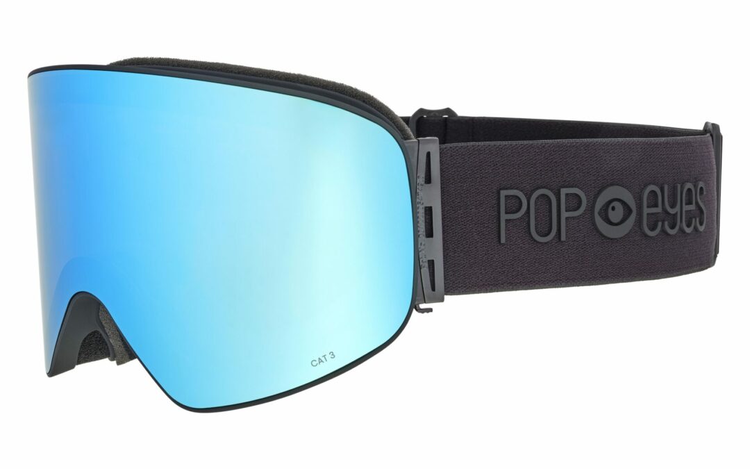 Skibrille | POP EYES | LARRY | PURE BLACK