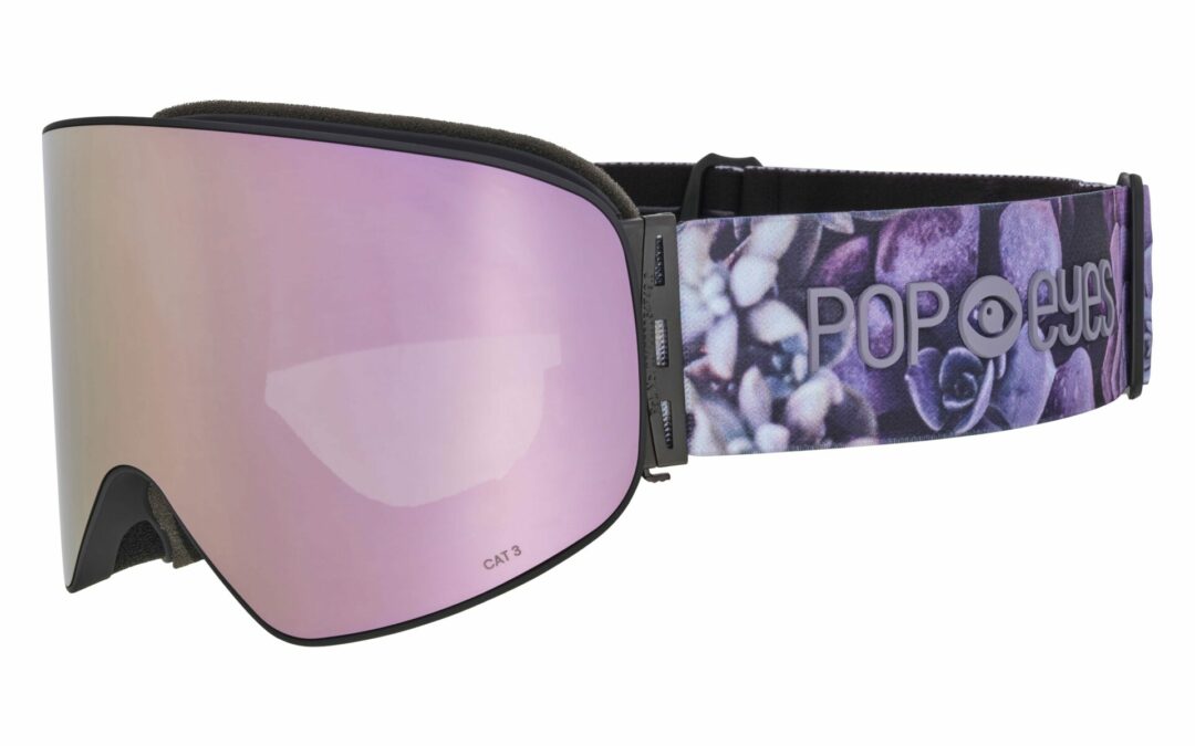 Skibrille | POP EYES | LARRY | PURPLE PETALS