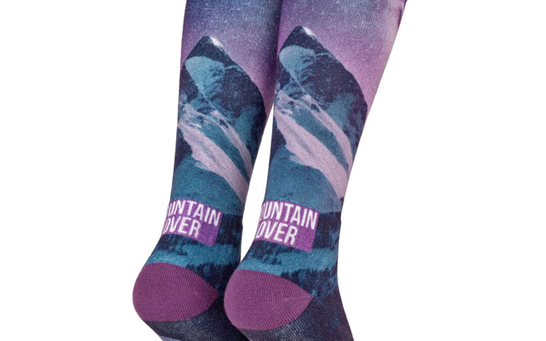 Skisocken POP TOES | JOHN – ‚MOUNTAIN LOVER – PURPLE‘ | Size 43-46