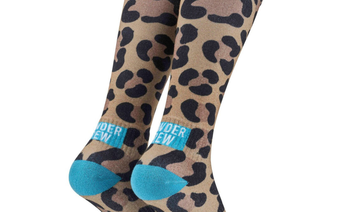Skisocken POP TOES | JOHN – ‚Powder Crew Leo – BROWN|BLUE‘ | Size 39-42