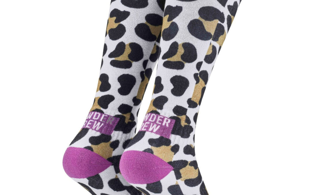 Skisocken POP TOES | JOHN – ‚Powder Crew Leo – GOLD|PURPLE‘ | Size 39-42