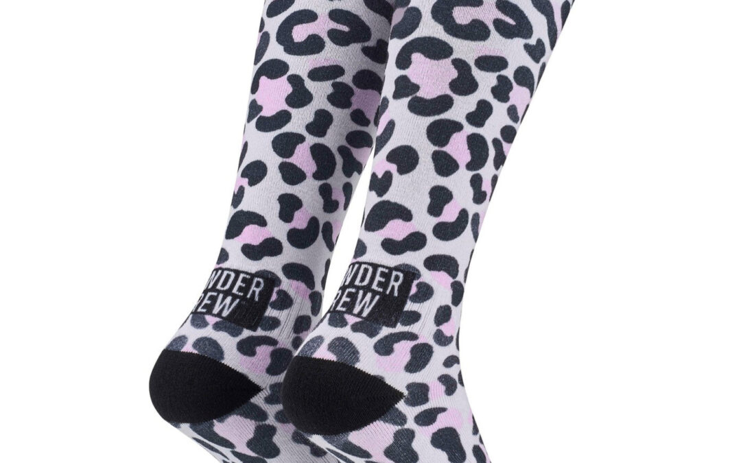 Skisocken POP TOES | JOHN – ‚Powder Crew Leo – LIGHT PINK‘ | Size 39-42