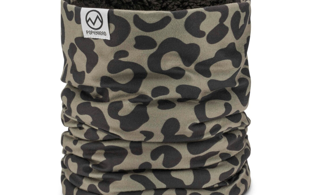 Neckwarmer TEDDYFLEECE | POP HEAD | JOSIE | Leo Army Green