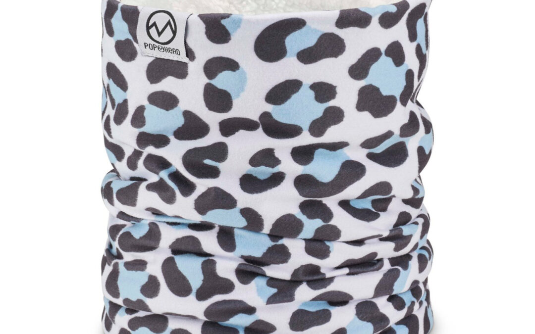 Neckwarmer TEDDYFLEECE | POP HEAD | JOSIE | Leo Light Blue