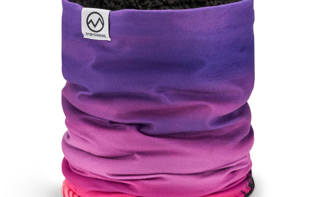 Neckwarmer TEDDYFLEECE | POP HEAD | JOSIE | Pink Palms