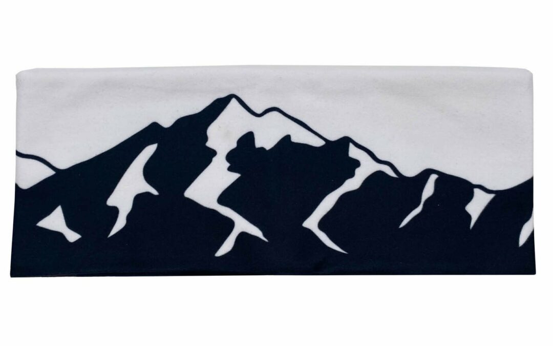 Stirnband POP HEAD | BILLIE ‚Thick‘ | White Black Mountains