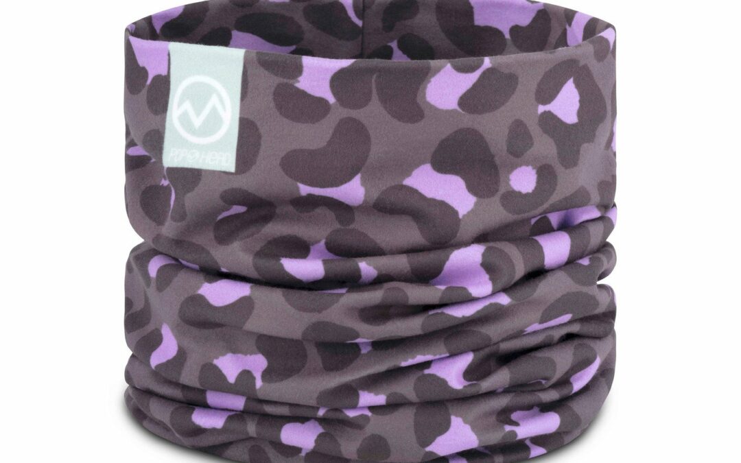 Neckwarmer POP HEAD | JULIE | Leo Purple