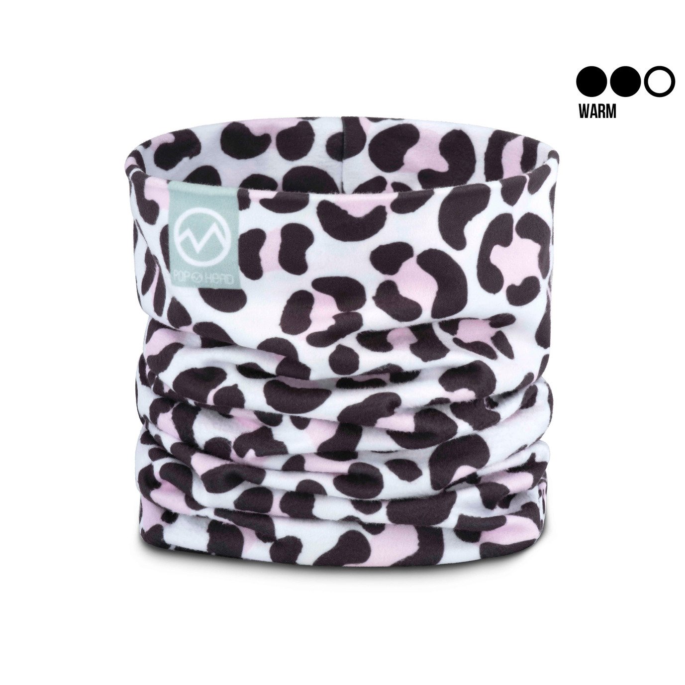 POPHEAD Neckwarmer JULIE by POP EYES – doppellagiger Fleece-Neckwarmer mit bedruckter Außenseite, extra warm & modisch.