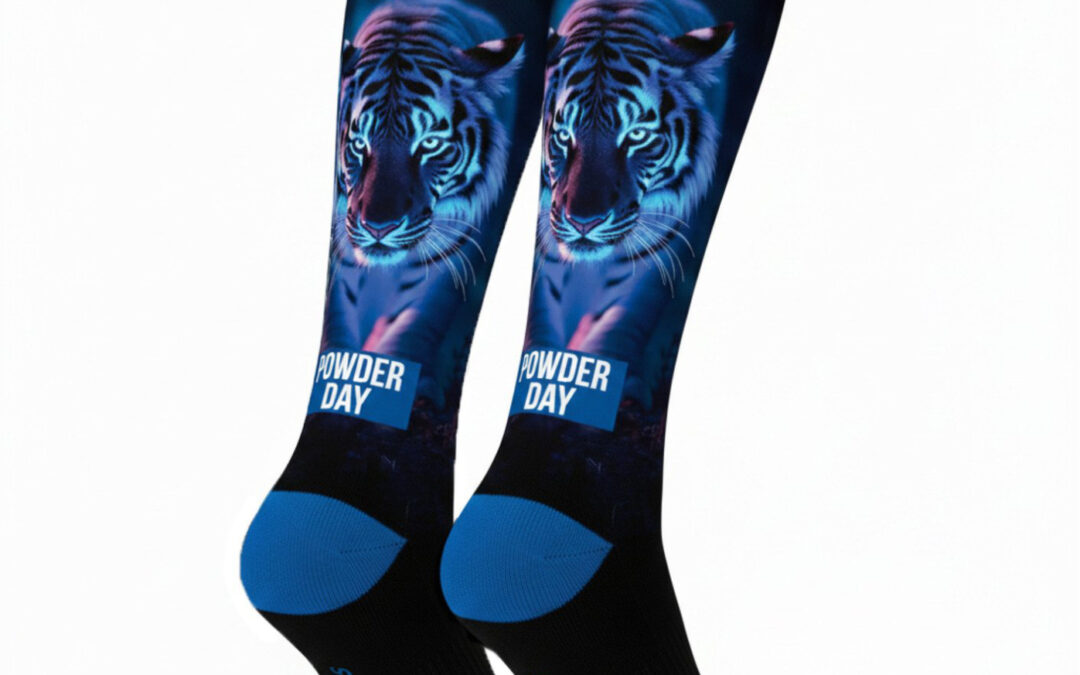 Skisocken POP TOES | JOHN – ‚Powder Day BLUE‘ | Size 43-46