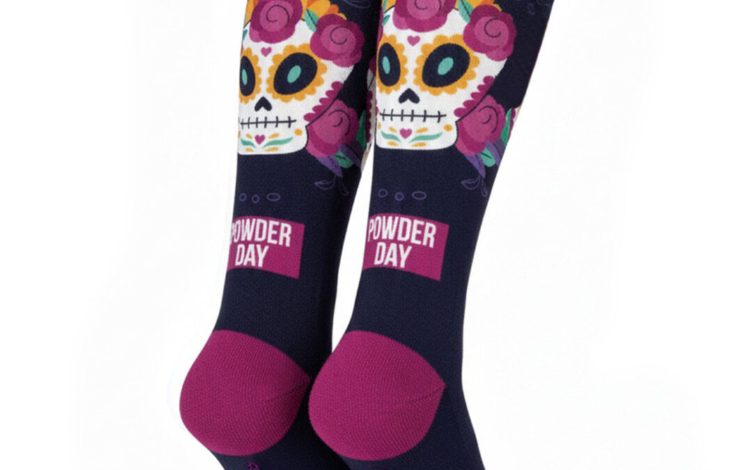 Skisocken POP TOES | JOHN – ‚Powder Day PINK‘ | Size 43-46