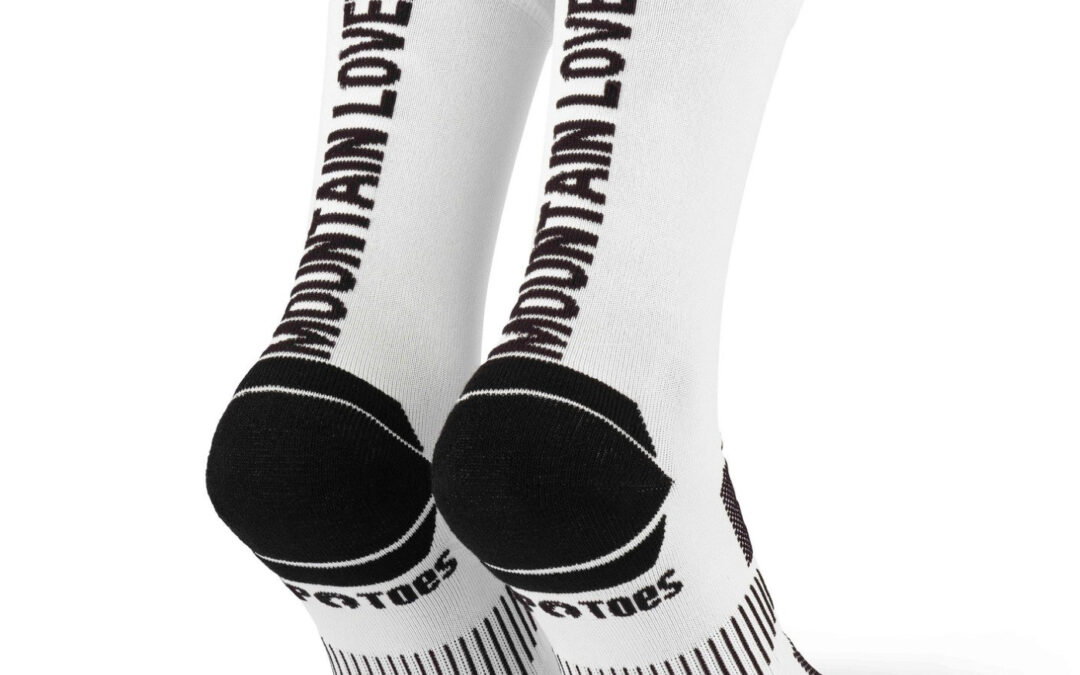 Outdoor Socken POP TOES | TONY | Mountain Lover – WHITE | Size 43-46