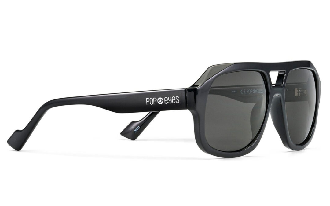 Sonnenbrille POP EYES | BOBBY | Shiny Black