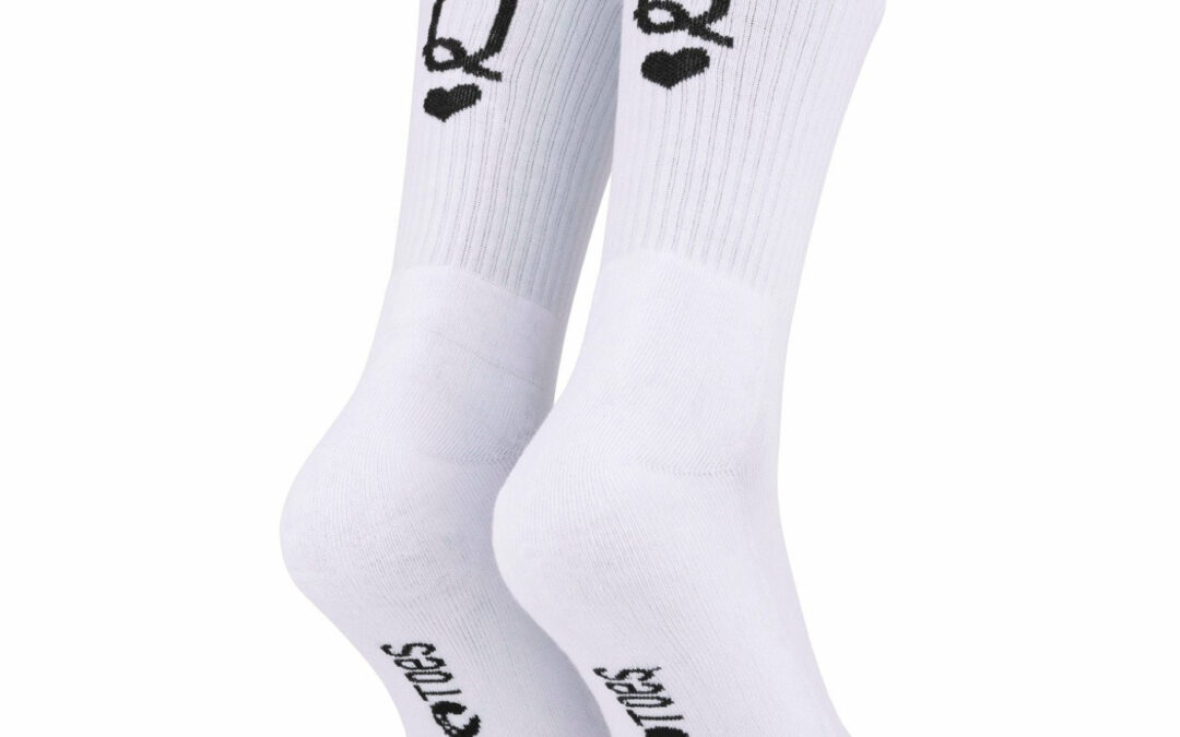 Sport & Lifestyle Socken POP TOES | BJÖRN | Queen White | Size 39-42