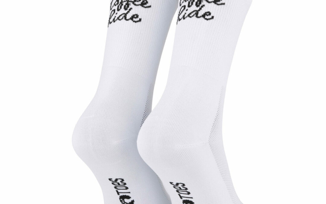 Bike Socken POP TOES | DAN | Coffee Ride – White | Size 43-46