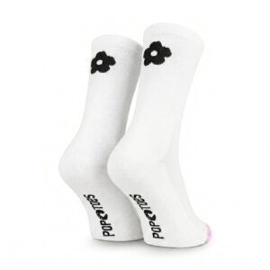 Bike Socken POP TOES | DAN | Flowers - White | Size 39-42