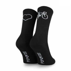 Bike Socken POP TOES | DAN | Icon - Black | Size 43-46