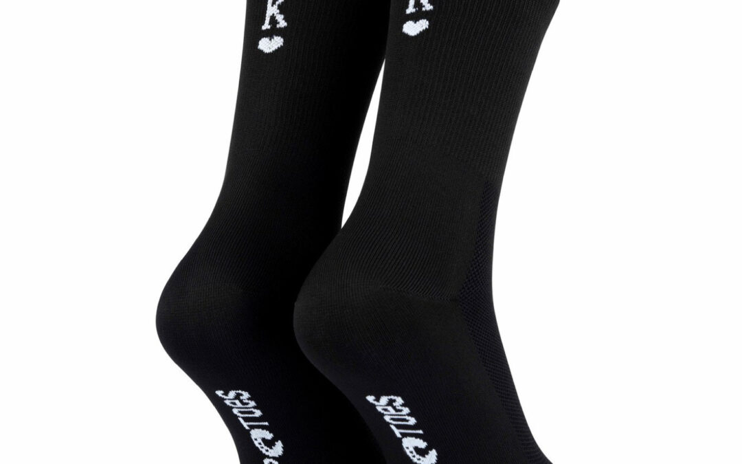Bike Socken POP TOES | DAN | King of the Road – Black | Size 43-46