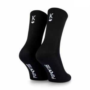 Bike Socken POP TOES | DAN | King of the Road - Black | Size 43-46