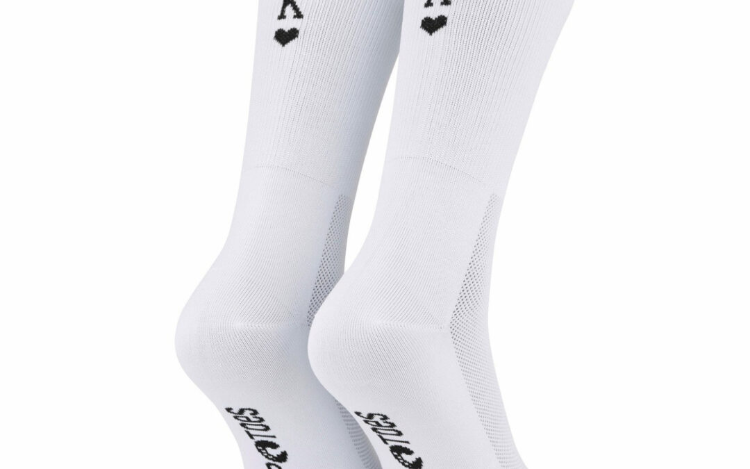 Bike Socken POP TOES | DAN | King of the Road – White | Size 43-46